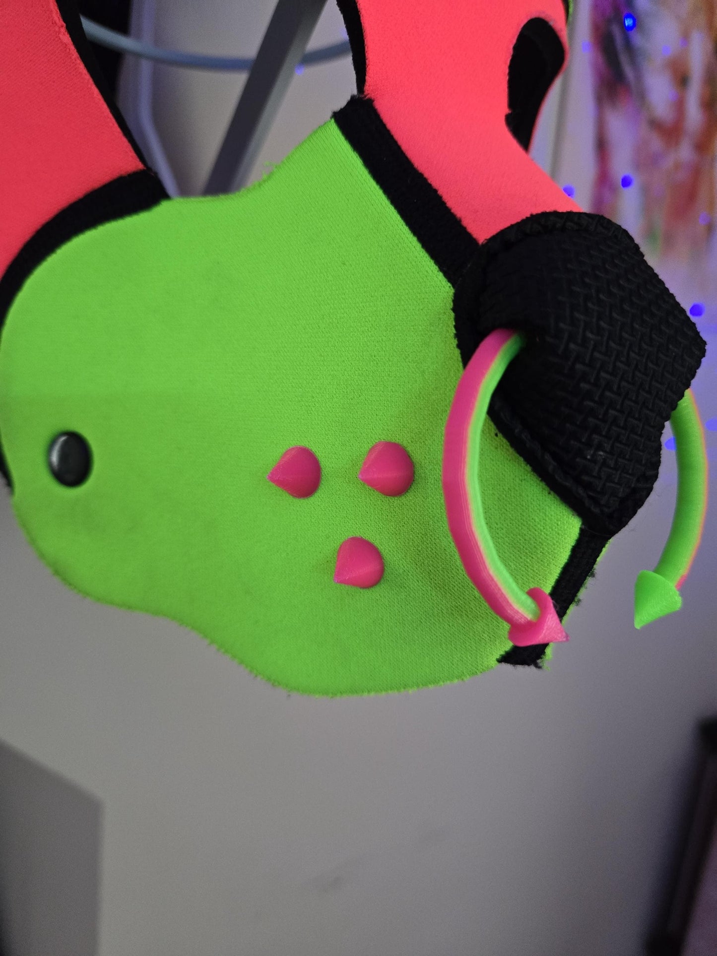 3D Printed Pup Hood Muzzle Spikes