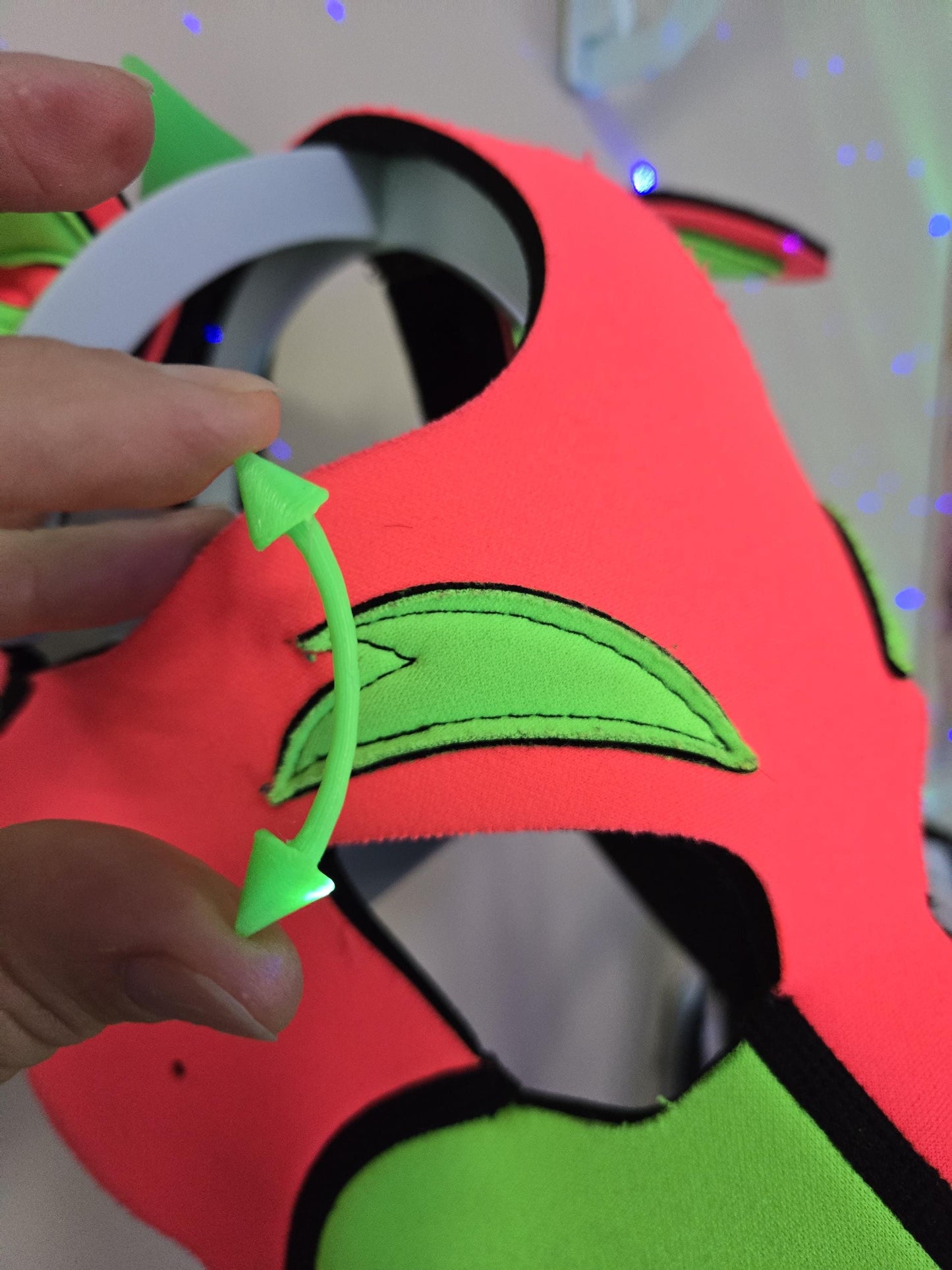 3D Printed Pup Hood Eyebrow Piercing