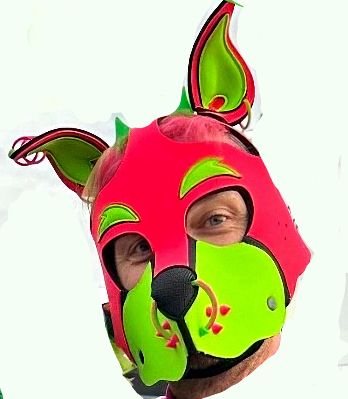 3D Printed Pup Hood Muzzle Spikes