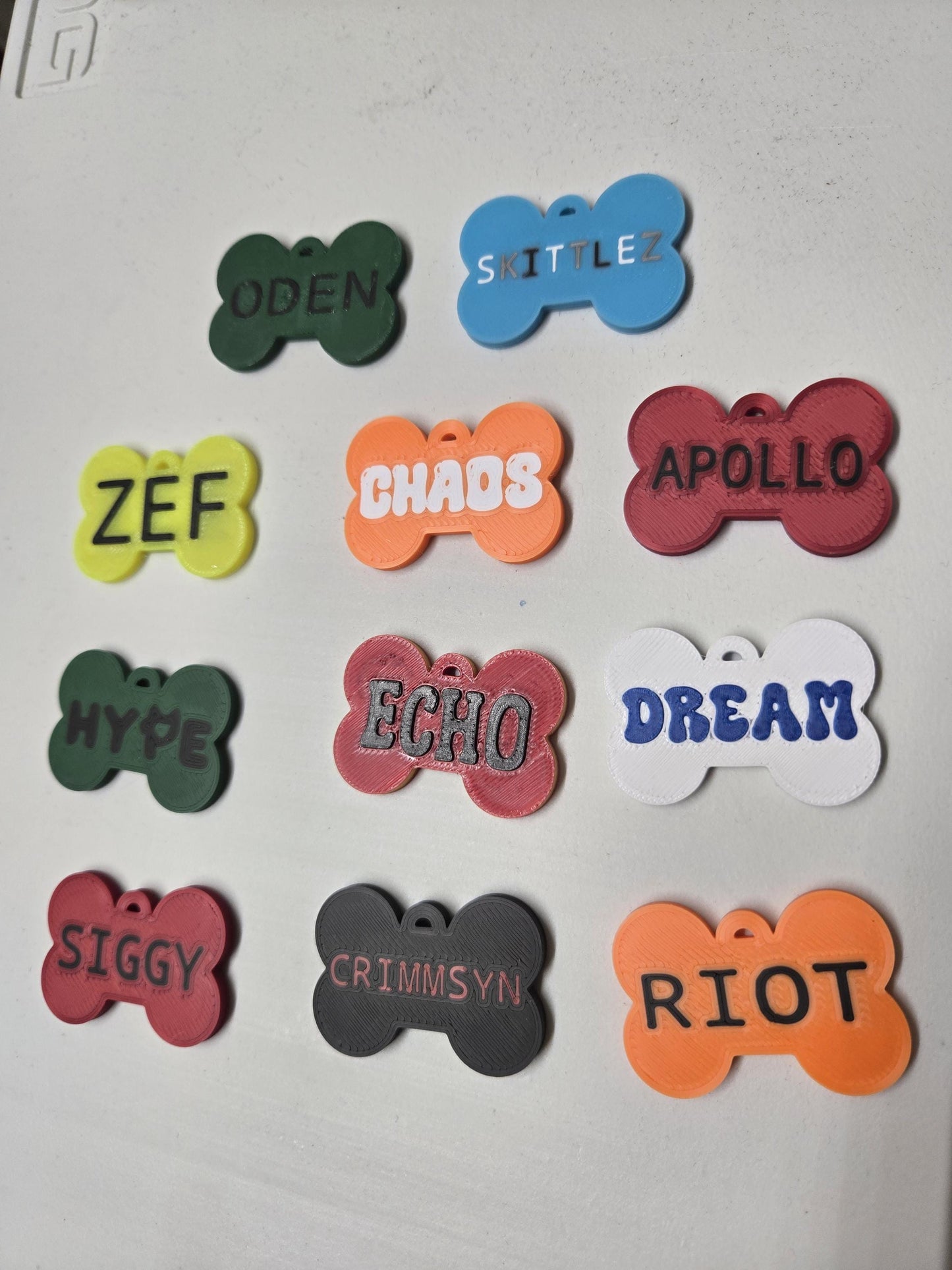 High Tech: 3D Printed Pup Name Tags (Includes NFC Chip)