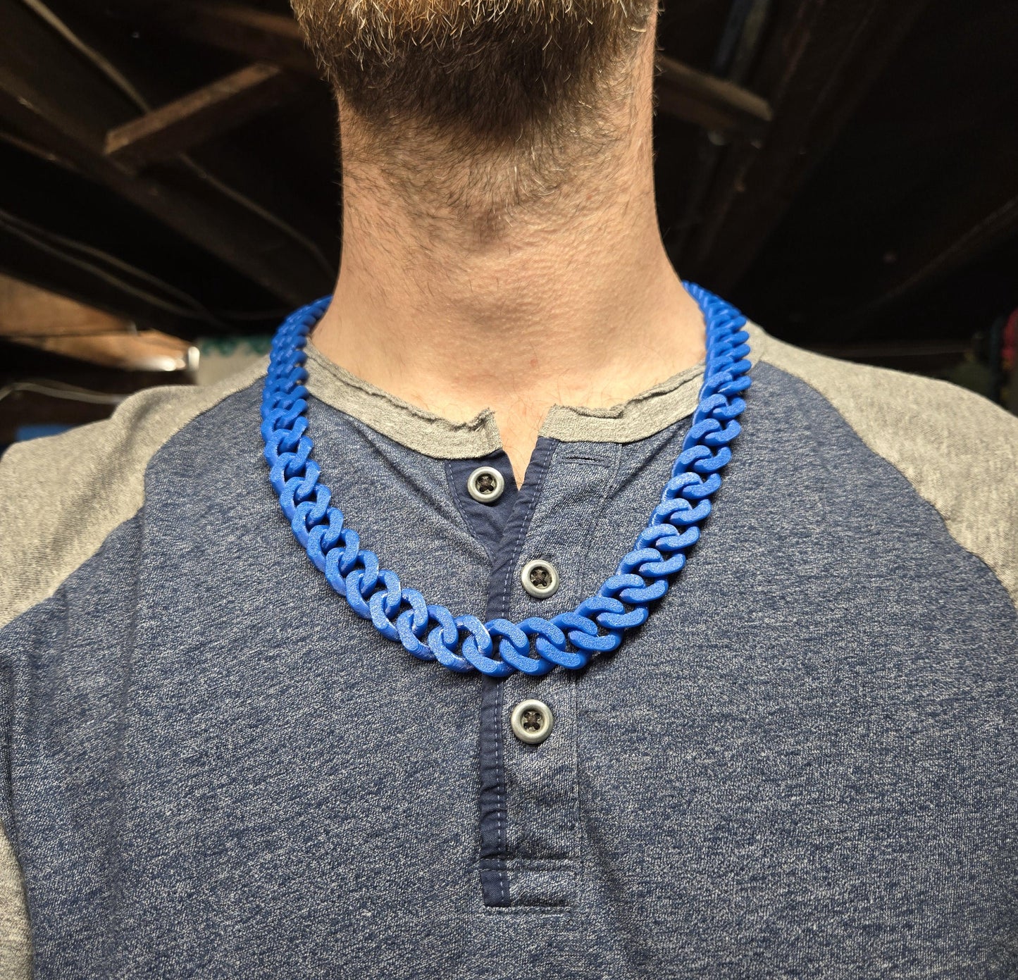 3D Printed Cuban Chain Necklace – Colorful, Customizable, Durable & Stylish