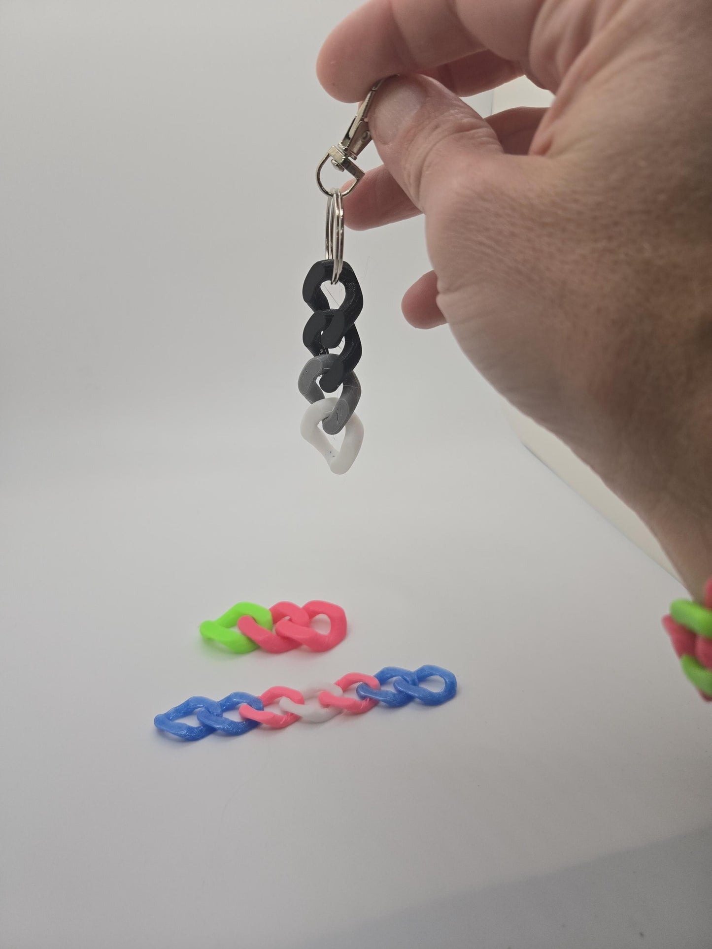 3D Printed Cuban Chain Keychain