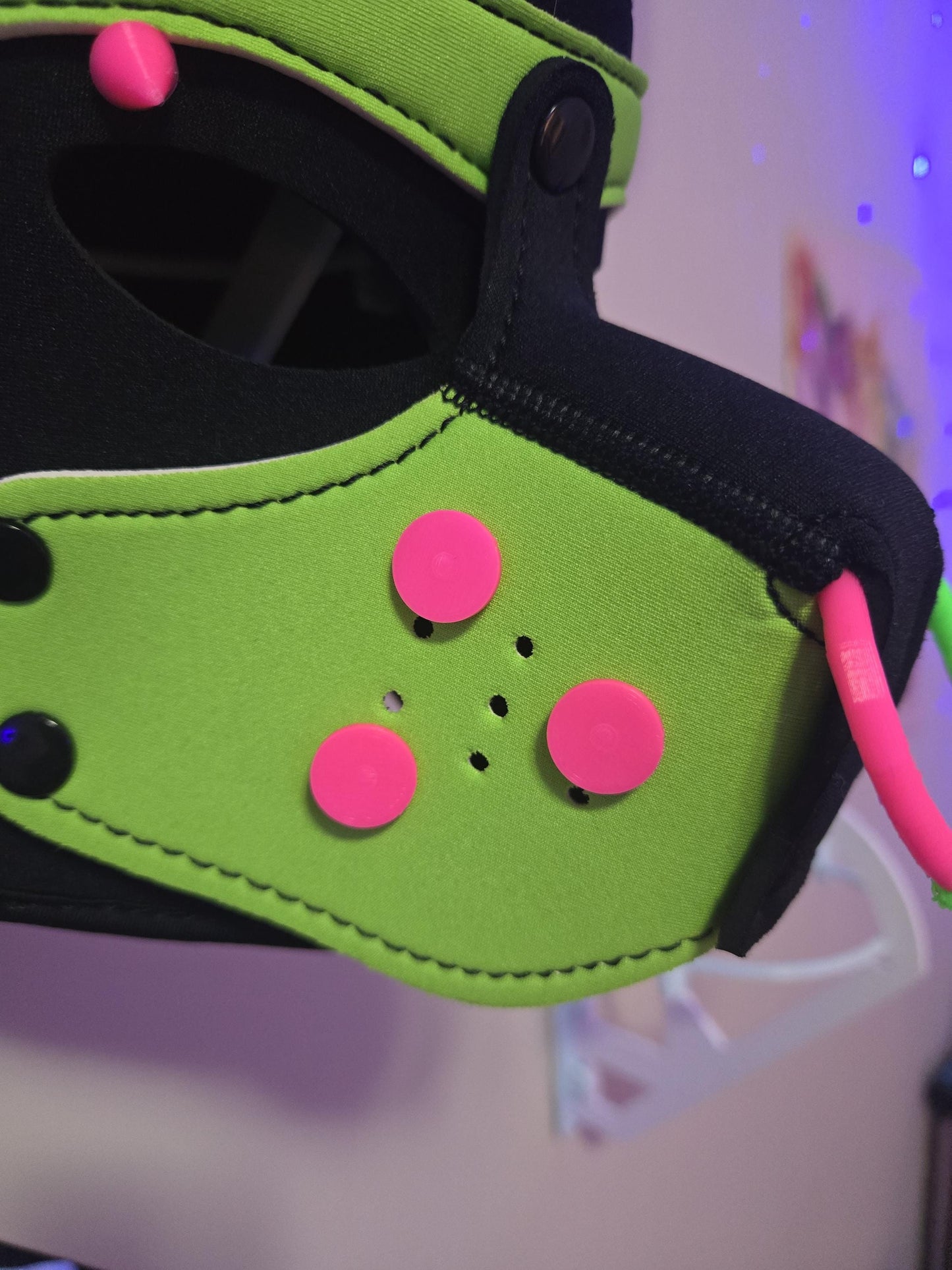 3D Printed Pup Hood Muzzle Spots