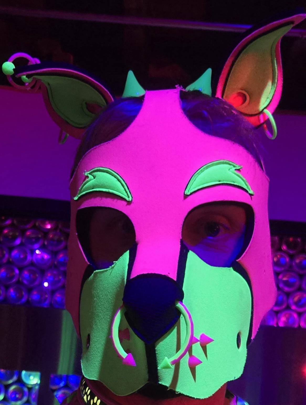 3D Printed Pup Hood Muzzle Spikes