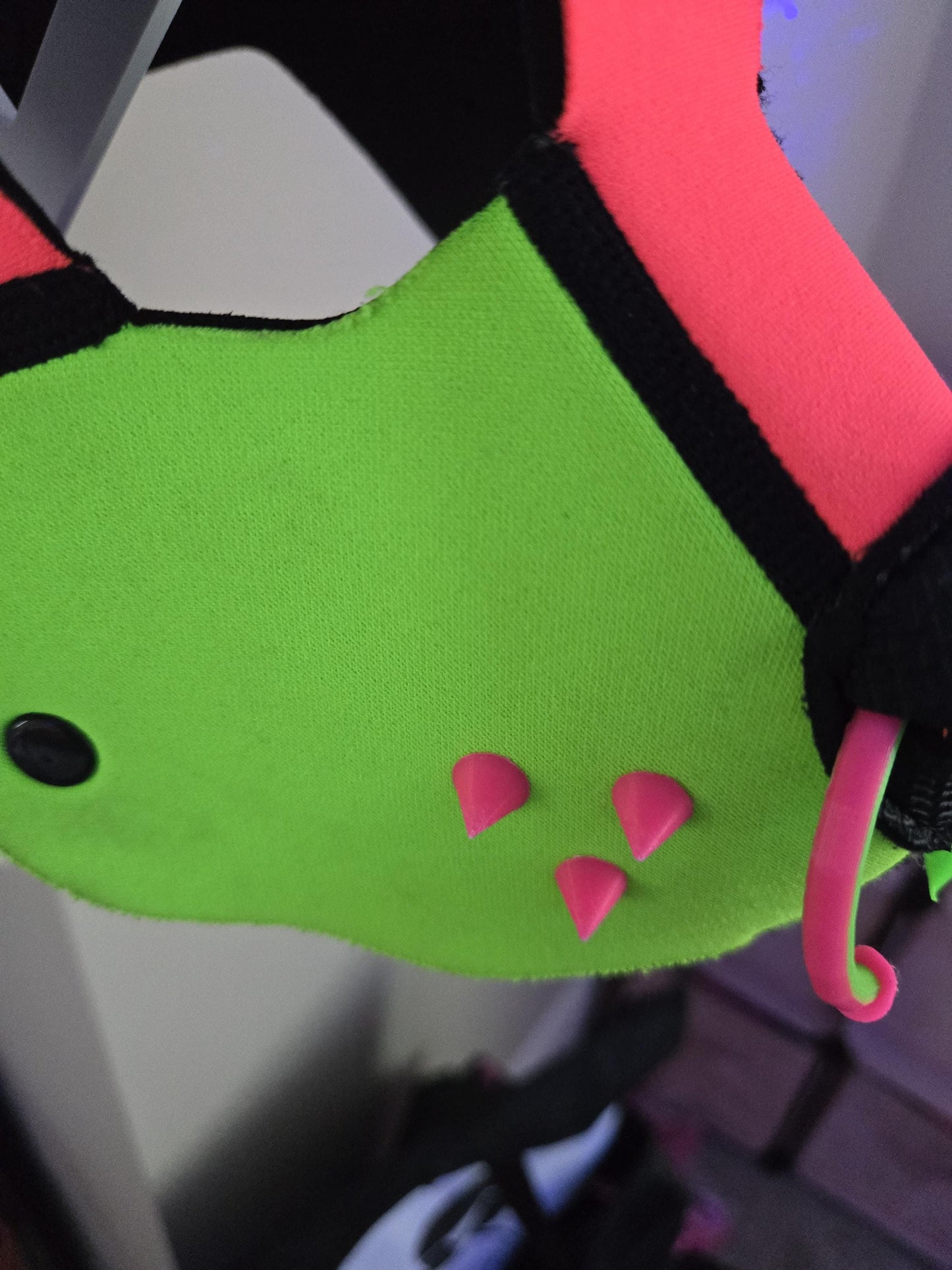 3D Printed Pup Hood Muzzle Spikes