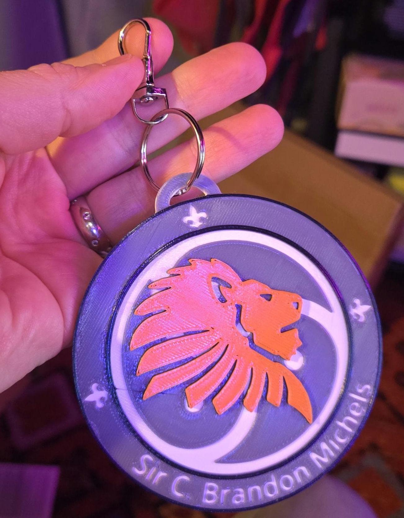 High-Tech Name Badge / Medallion
