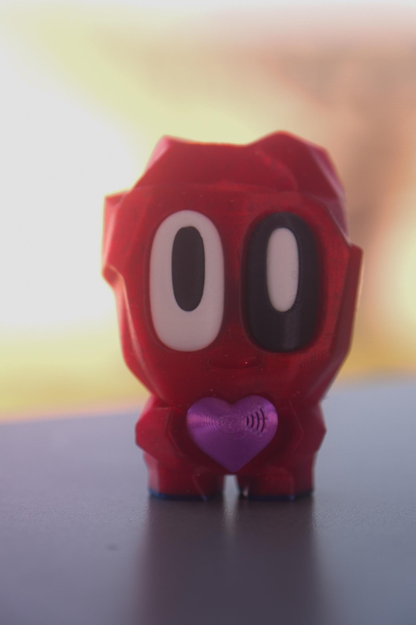 3D Printed Pet Blob Rock - Fun Desk Toy, Keychain, or Gift! Collect 'em All!