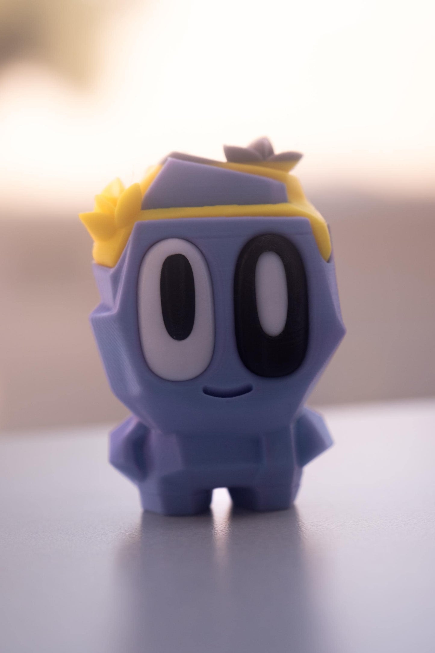 3D Printed Pet Blob Rock - Fun Desk Toy, Keychain, or Gift! Collect 'em All!