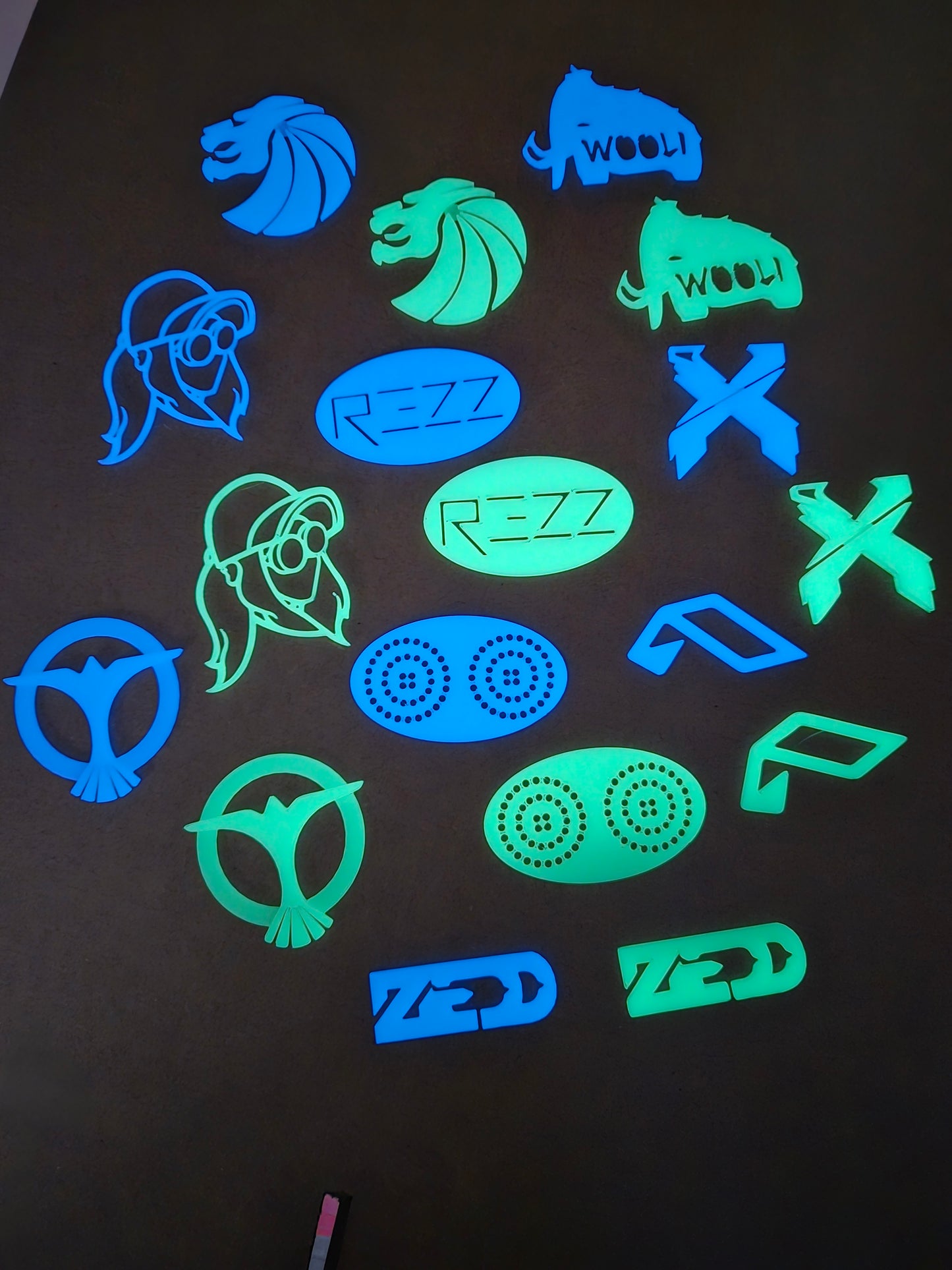 3D Printed Glow-in-the-Dark Ceiling Stickers