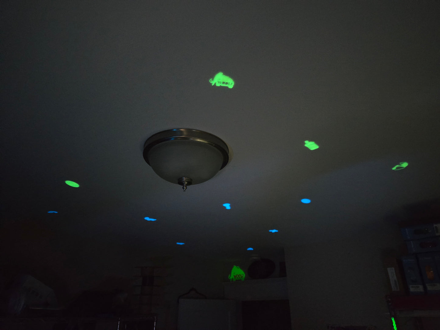 3D Printed Glow-in-the-Dark Ceiling Stickers