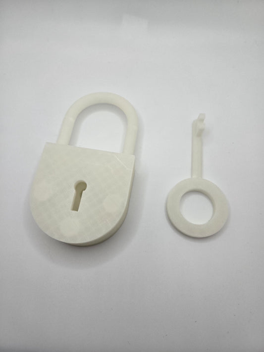 Giant 3D Printed Padlock – Oversized Prop & Costume Accessory!