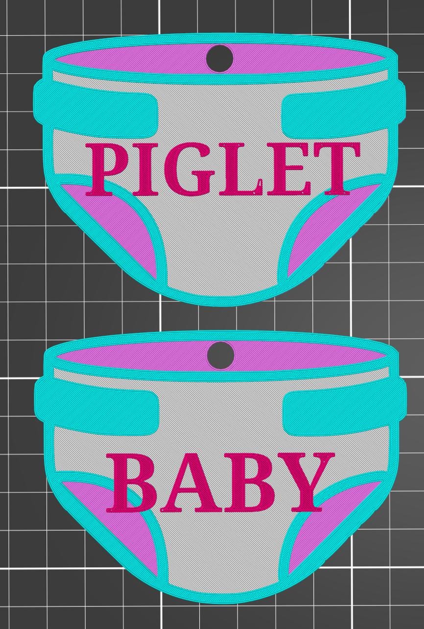 High Tech: 3D Printed ABDL Name Tags / Badges (Includes NFC Chip)