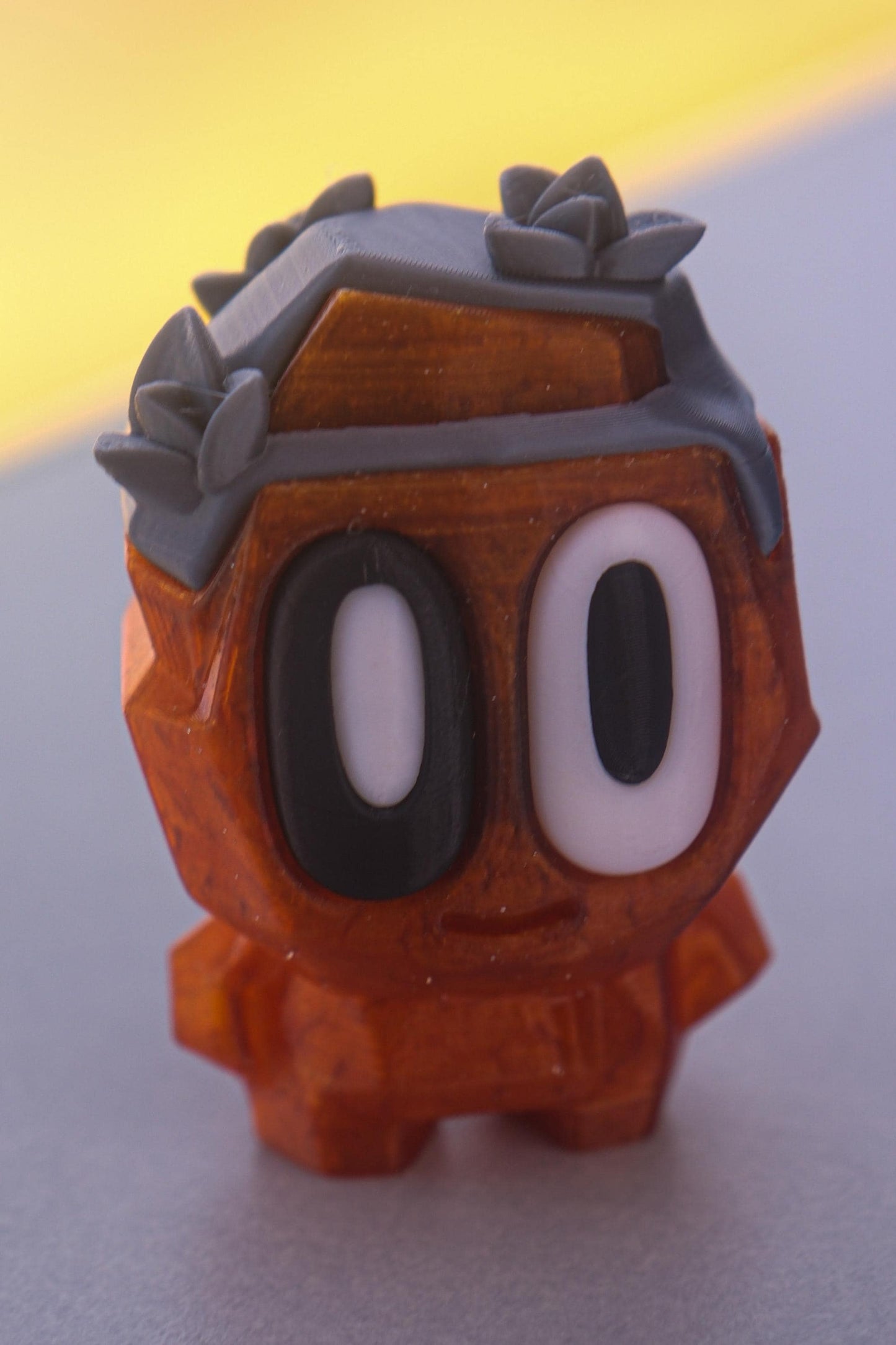 3D Printed Pet Blob Rock - Fun Desk Toy, Keychain, or Gift!  Collect 'em All!