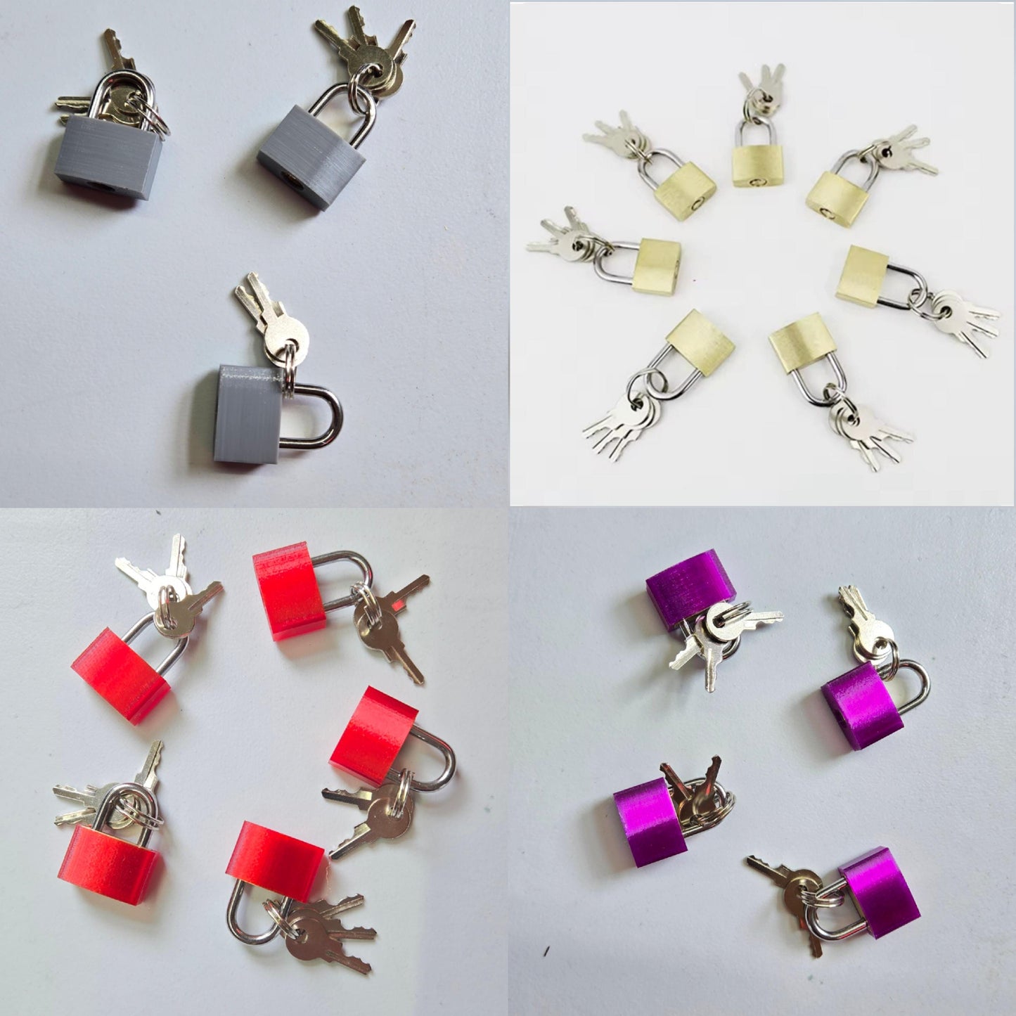 Custom Segufix Alternative Bondage/Restraint Set - Locking Post, Small Copper Lock, & Optional Cover