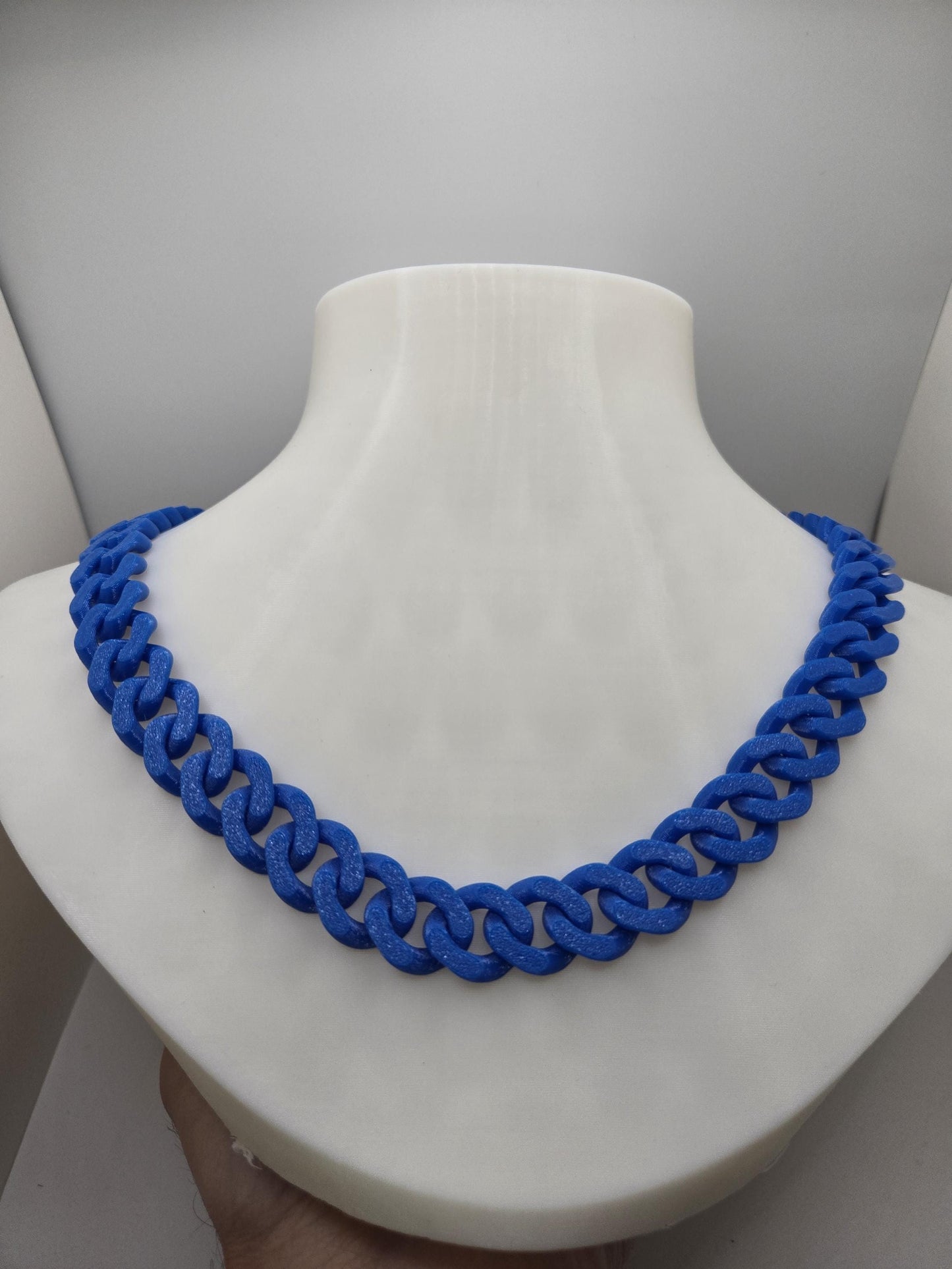 3D Printed Cuban Chain Necklace – Colorful, Customizable, Durable & Stylish